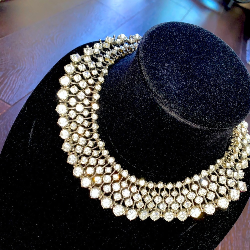 Aldo cubic zarconia collar necklace